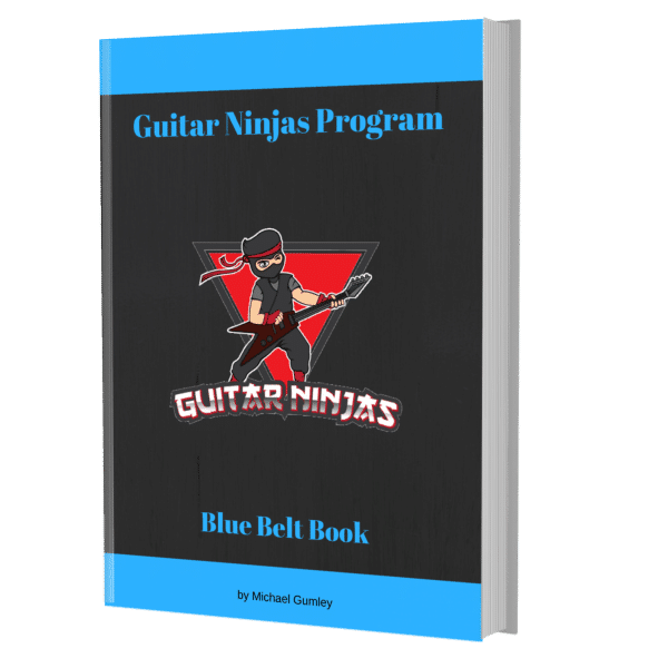 Guitar Ninjas Blue Belt Book Cover Image