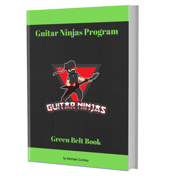 Guitar Ninjas Green Belt Book Cover Image