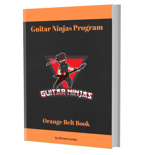 Guitar Ninjas Orange Belt Book Cover Image
