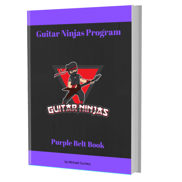 Guitar Ninjas Purple Belt Book Cover Image