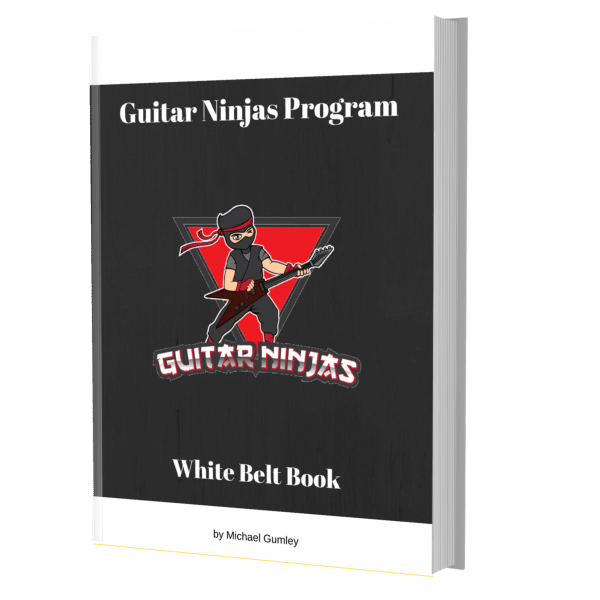 Guitar Ninjas White Belt Book Cover Image