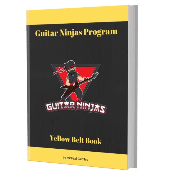 Guitar Ninjas Yellow Belt Book Cover Image