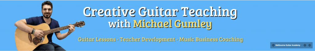 Online video guitar lessons in Melbourne